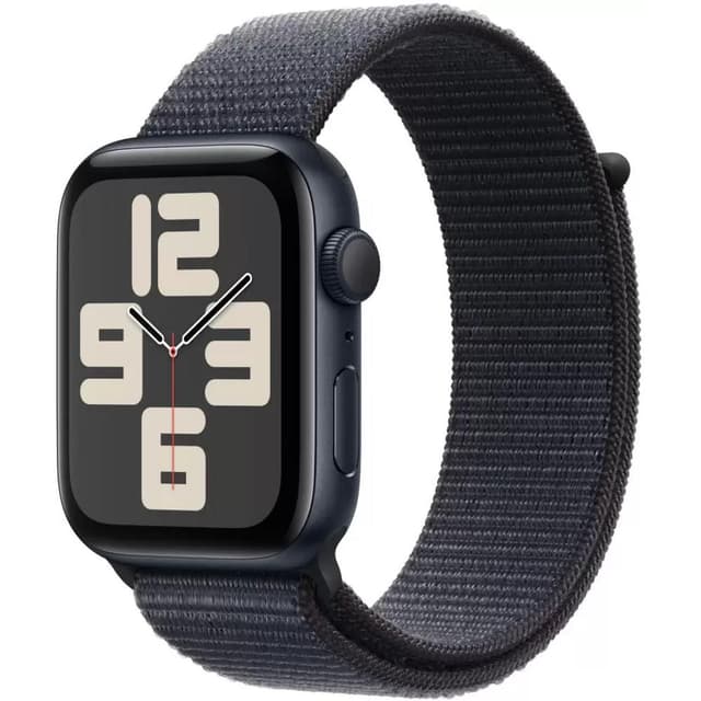 Умные часы Apple Watch SE 2 44 мм (алюминиевый корпус, полуночный/полуночный, нейлоновый ремешок)