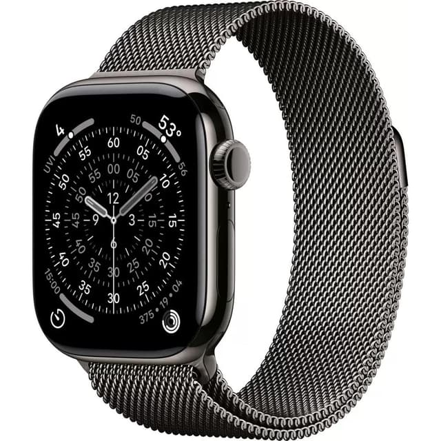 Умные часы Apple Watch Series 11 LTE 42 мм (титановый корпус, сланец/сланец, миланская петля)