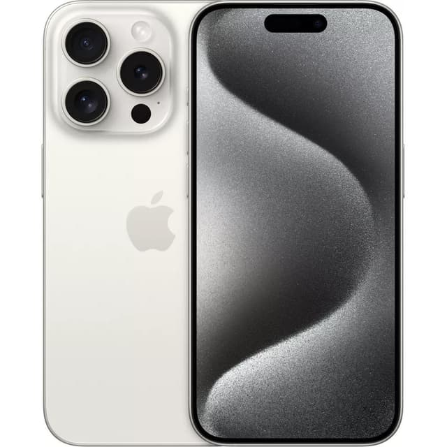 Смартфон Apple iPhone 15 Pro Max Dual SIM 256GB (белый титан)