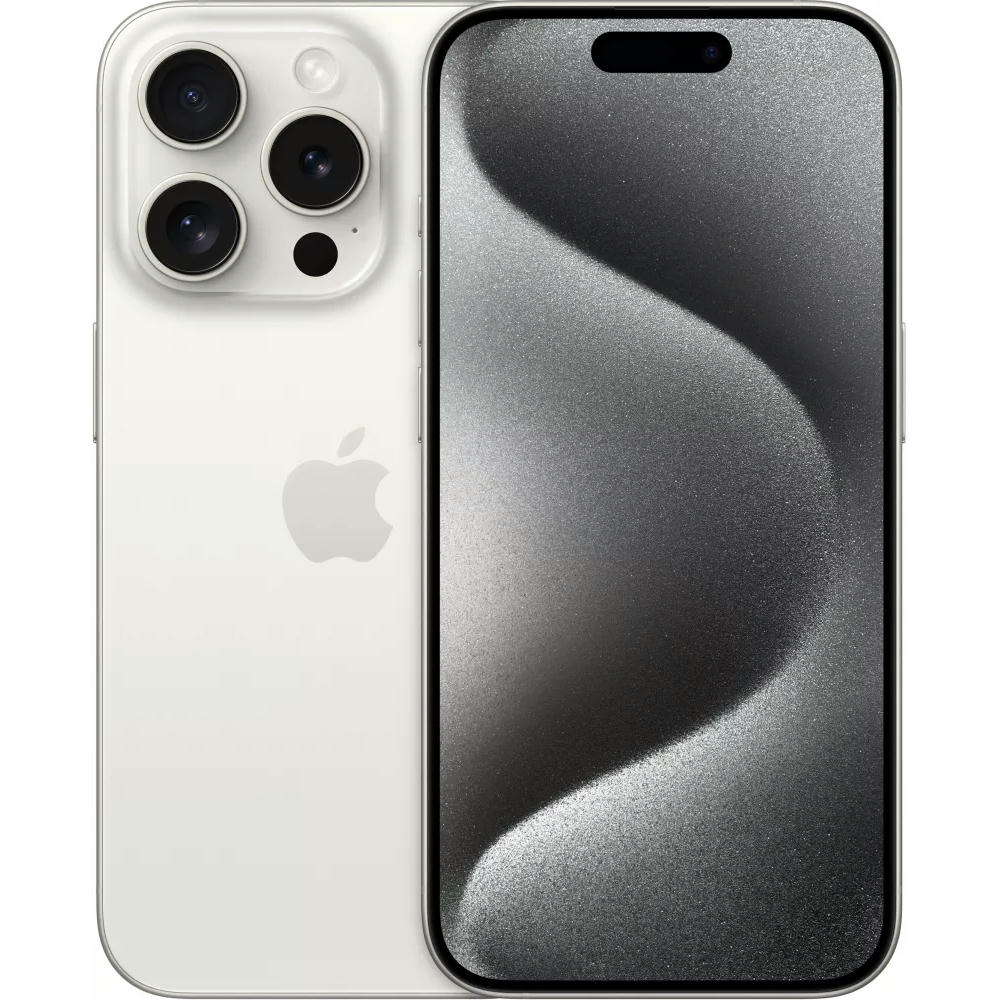 Смартфон Apple iPhone 15 Pro 256GB (белый титан)
