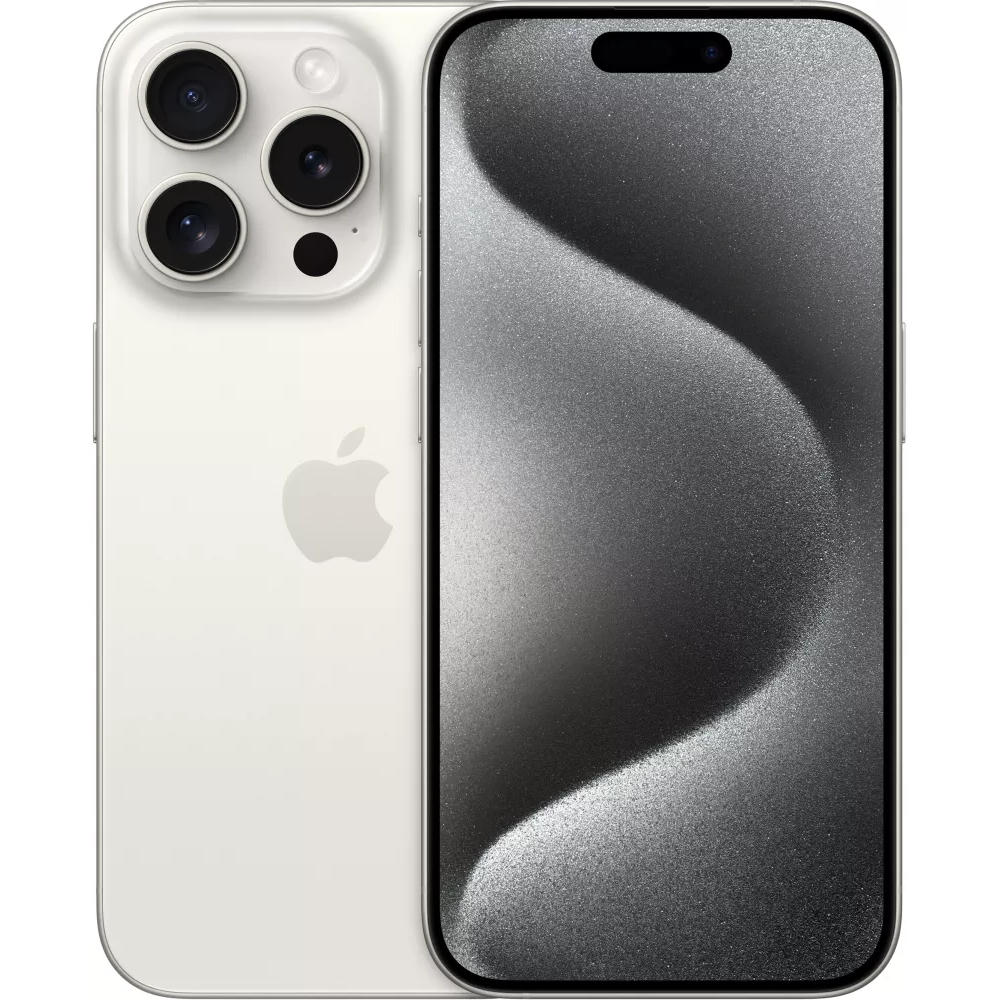 Смартфон Apple iPhone 15 Pro Max Dual SIM 256GB (белый титан)